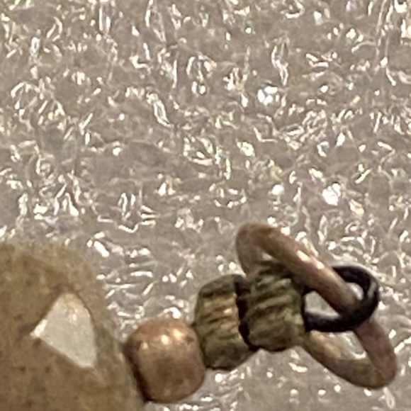 Black Labradorite and Flower Jade Necklace and Earrings Set - Picture 9 of 12